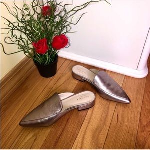 cole haan white mules